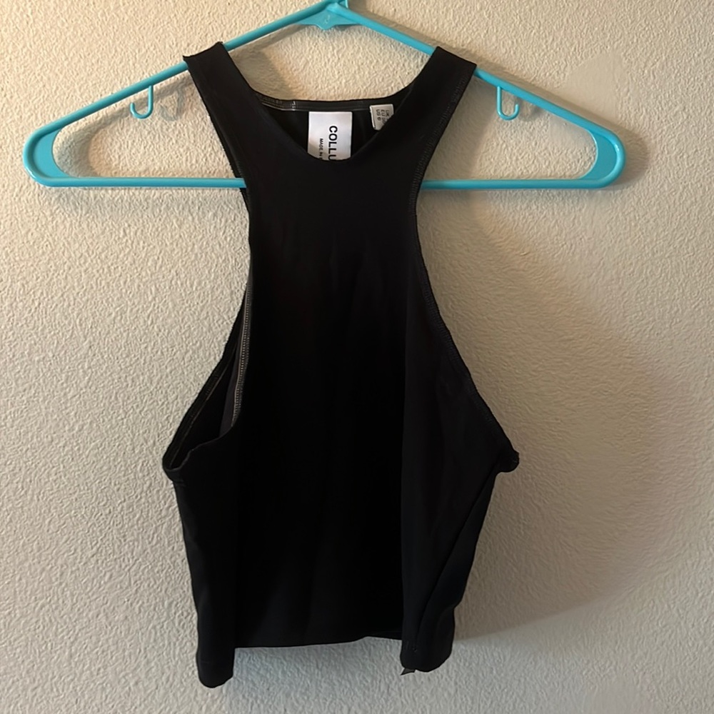 High neck Crop top